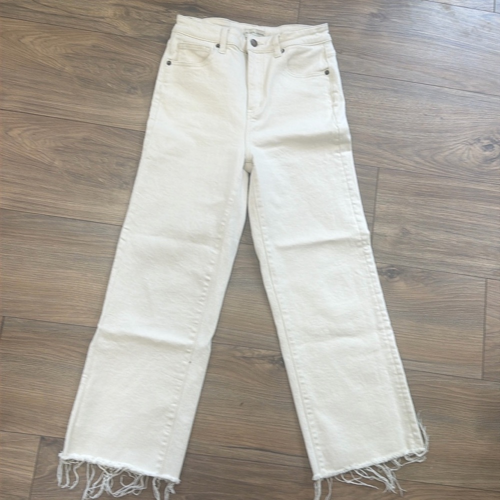Oliver Logan Light Cream Ankle Crop